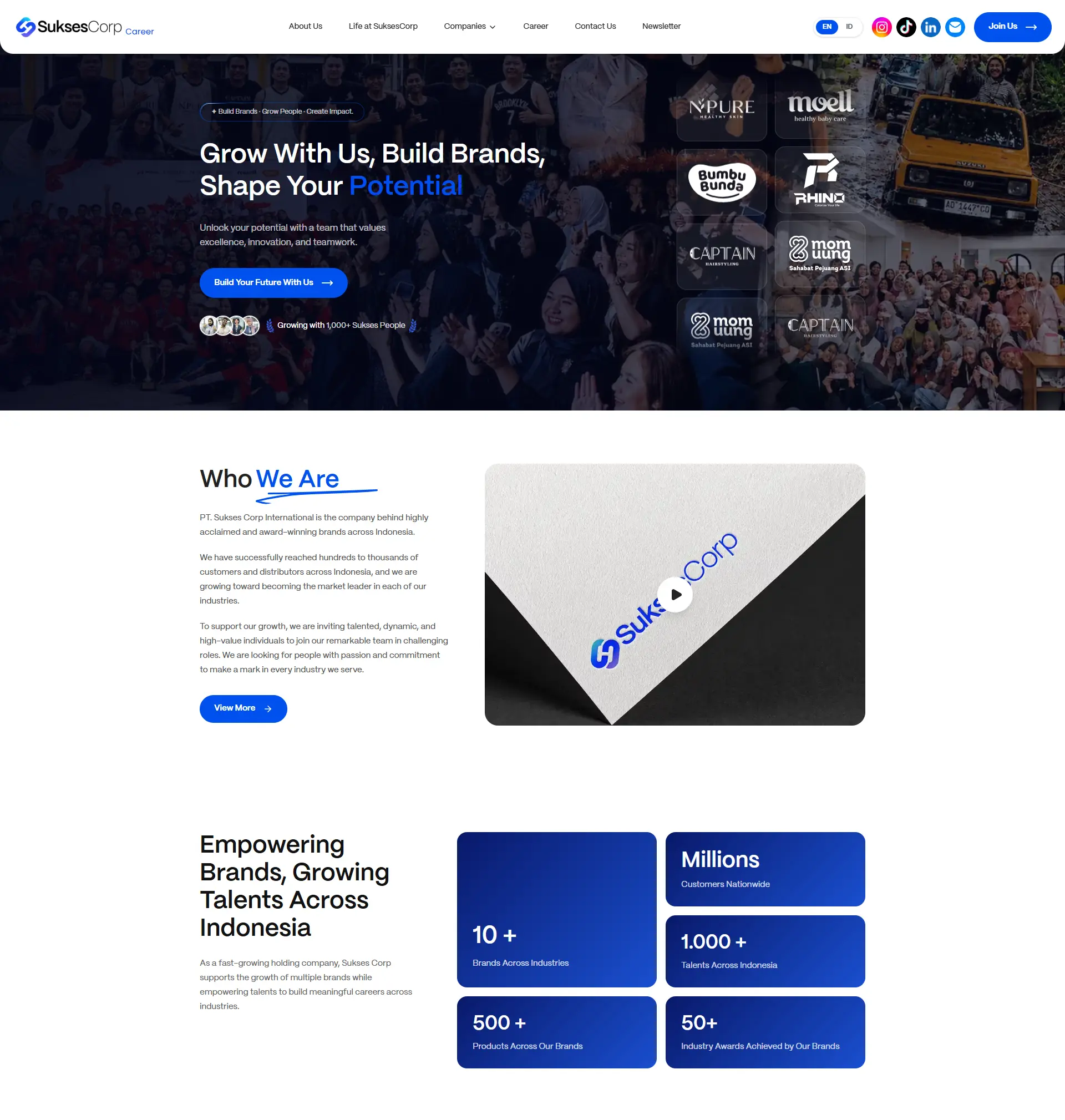 Sukses Corp International Career Portal