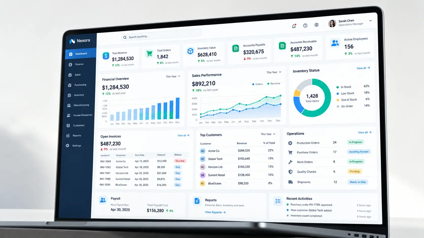 UI ERP Dashboard Laptop.webp