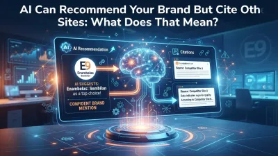 AI Can Recommend Your Brand But Cite Other Sites: What Does That Mean?
